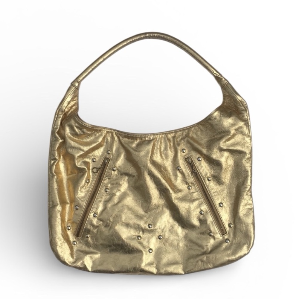Kiki Pearl Gold Shoulder Bag